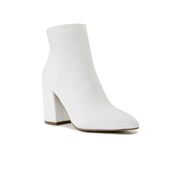 LONDON FOG Womens Ankle Boots sz 8.5 Block Heeled Ankle NEW #M328 - Picture 1 of 8